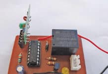 433MHz Wireless Relay Switch Author’s receiver prototype